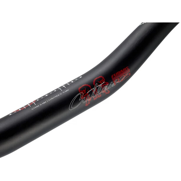 Chromag Cintres VTT Fubar Cutlass Guidon Ø31,8mm Carbon AM 35mm, Noir/rouge 4 Chromag Cintres VTT Fubar Cutlass Guidon Ø31,8mm Carbon AM 35mm, Noir/rouge – Image 2