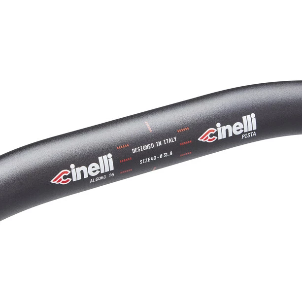 Cinelli Cintres Vélo De Route Pista Cintre Aluminium, Noir 3 Cinelli Cintres Vélo De Route Pista Cintre Aluminium, Noir
