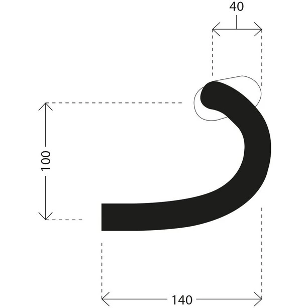 Deda-elementi Cintres Vélo De Route Gera Guidon Ø31,7mm 16°, Noir 5 Deda-elementi Cintres Vélo De Route Gera Guidon Ø31,7mm 16°, Noir – Image 3