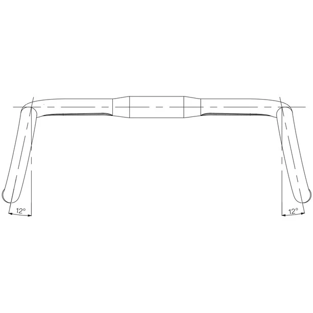 Deda-elementi Cintres Vélo De Route Gravel100 RHM Guidon Ø31,7mm, Noir 3 Deda-elementi Cintres Vélo De Route Gravel100 RHM Guidon Ø31,7mm, Noir