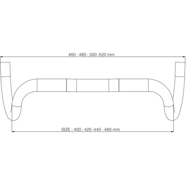 Deda-elementi Cintres Vélo De Route Gravel100 RHM Guidon Ø31,7mm, Noir 4 Deda-elementi Cintres Vélo De Route Gravel100 RHM Guidon Ø31,7mm, Noir – Image 2