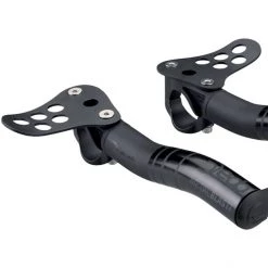 Deda-elementi Cintres Triathlon Metal Blast Extensions Ø31,7mm 165mm, Noir