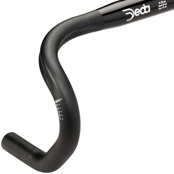 Deda-elementi Cintres Vélo De Route Zero100 Anatomic Guidon Ø31,7mm, Noir 3 Deda-elementi Cintres Vélo De Route Zero100 Anatomic Guidon Ø31,7mm, Noir