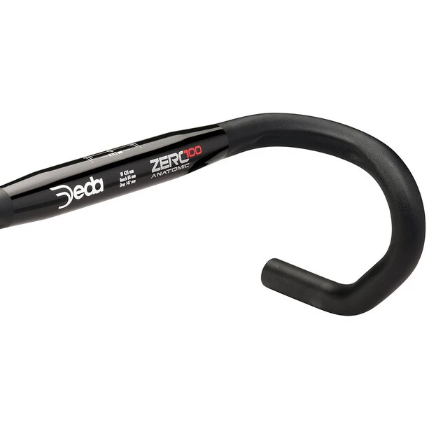 Deda-elementi Cintres Vélo De Route Zero100 Anatomic Guidon Ø31,7mm, Noir 4 Deda-elementi Cintres Vélo De Route Zero100 Anatomic Guidon Ø31,7mm, Noir – Image 2