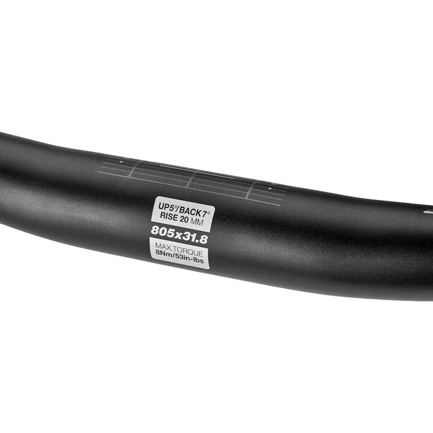 Sixpacksixpack-millenium Dirt- & BMX-ohjaustangot Millenium805 Cintre Ø31,8mm 20mm, Noir/argent 5 Sixpacksixpack-millenium Dirt- & BMX-ohjaustangot Millenium805 Cintre Ø31,8mm 20mm, Noir/argent – Image 3