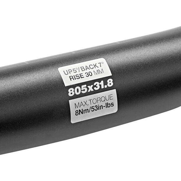 Sixpack Cintres VTT Millenium805 Cintre Ø31,8mm 30mm, Noir 5 Sixpack Cintres VTT Millenium805 Cintre Ø31,8mm 30mm, Noir – Image 3