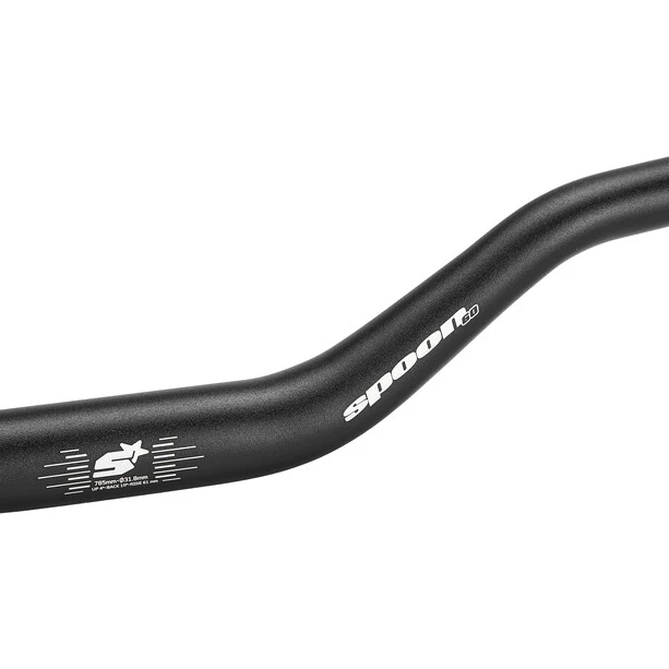 Spank Dirt- & BMX-ohjaustangot Spoon Cintre Ø31,8mm 60mm Shotpeen, Noir 3 Spank Dirt- & BMX-ohjaustangot Spoon Cintre Ø31,8mm 60mm Shotpeen, Noir